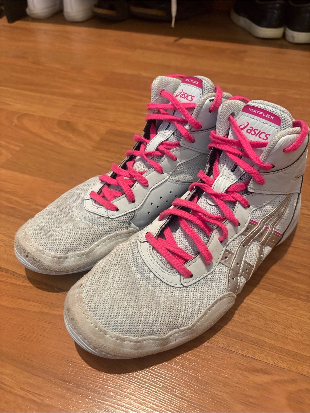 Kids ASICS Matflex 7 Wrestling Shoes - Picture 2 of 3